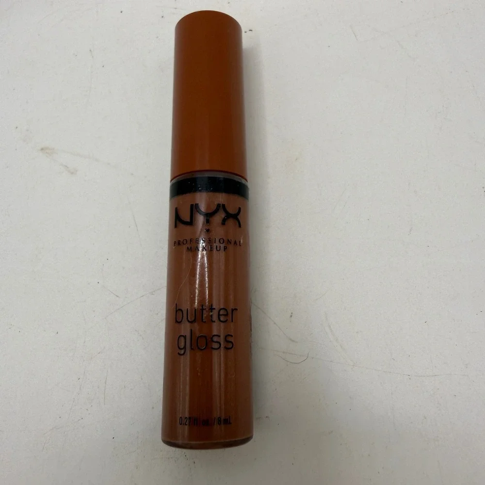 NYX Professional Makeup Butter Gloss BLG46 Ginger Snap Brown Lip Gloss 0.27oz